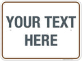 Custom Sign, Personalized Metal Signs, Customize by SigoSigns