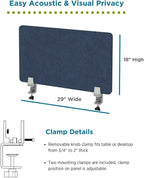 Desk Divider; Sound Absorbing Panel and Sound Proof Dividers - Image 7