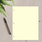 Copy And Printing Color Paper, 20 Lb. 3 Hole Punch 500 Sheets Per Ream. - Image 3