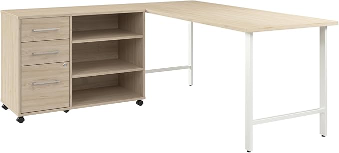Bush Business Furniture Hustle 72W x 30D Computer Desk and Storage Cabinet by BushBusinessFurniture