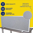 OBEX Acoustical Free Standing Privacy Screen, Cubicle Accessories Desk Privacy - Image 3