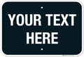 Personalized Custom Black Background Customize