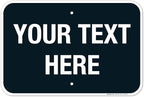 Personalized Custom Black Background Customize by SigoSigns