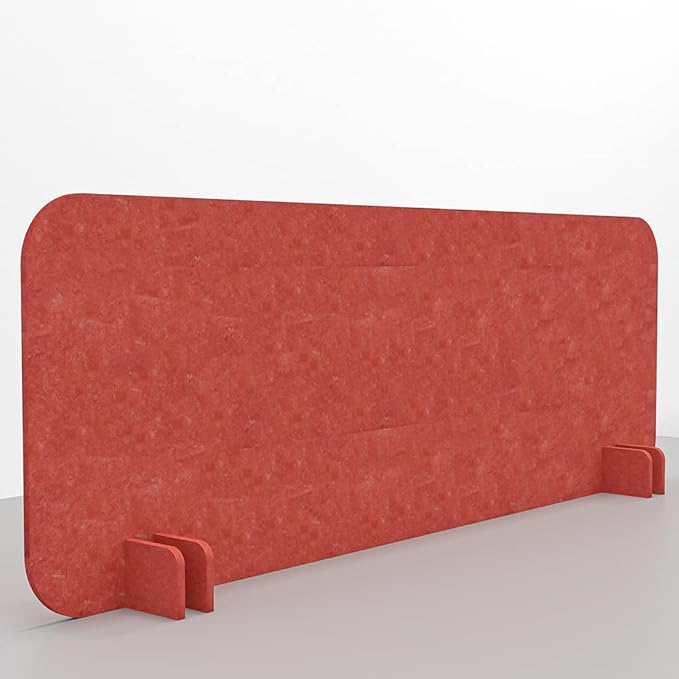 Escape 12" Freestanding Desk Divider | Eco-Friendly Acoustic Privacy Screen | - Image 2