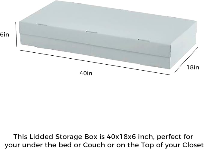 Lineco, Under Bed Storage Bins, Large Capacity Box - Image 2
