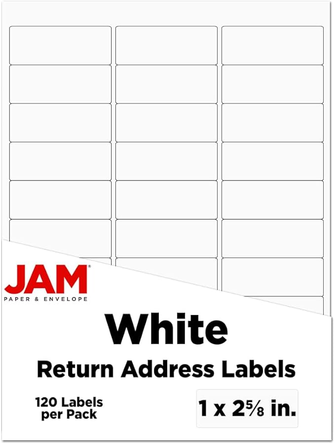 JAM PAPER Return Address Labels by JAMPaper