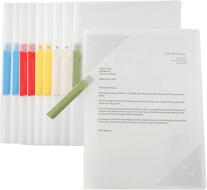 INDKOPVA Plastic Report Covers by INDKOPVA