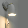 Ahaloye Set of 2 White Wall Sconce Finished Rotatable Simplicity Wall Mount