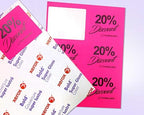 8-1/2 x 11 Neon Color High Light Fluorescent Labels - Image 3