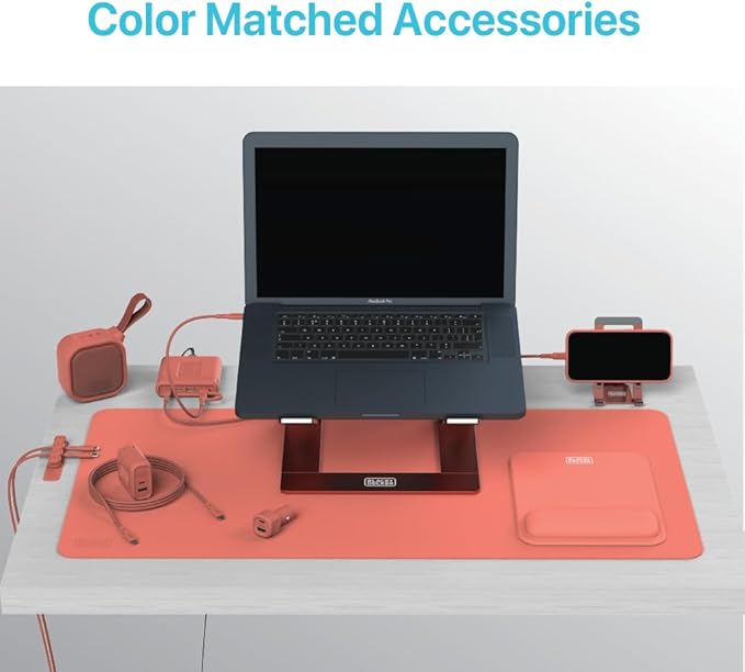 BLACK+DECKER Laptop Stand for Computer Desk, Ergonomic Laptop Stand for Desk - Image 8