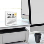 Sunshine Gifts for Women, Inspirational Gifts Human Sunshine Wood Box Sign - Image 6