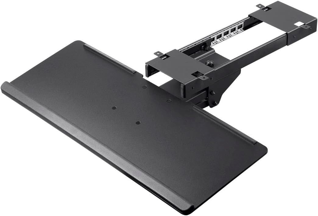 Monoprice Adjustable Ergonomic Keyboard Tray – With a 26.4 x 10in Full Size P...