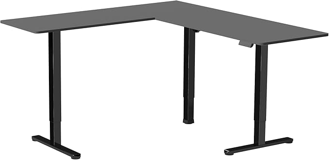 VIVO Electric Corner 75 x 63 inch L-Shaped Standing Desk, Memory Height - Image 9