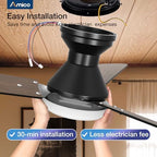 amico 2 pack 42 inch low profile ceiling on a desk or shelf