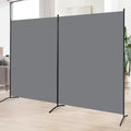 Room Divider 2 Panel Large Privacy Screens, Tall 6FT Partition Room Dividers by HOMSCREENER