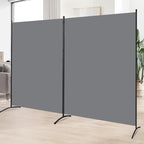 Room Divider 2 Panel Large Privacy Screens, Tall 6FT Partition Room Dividers by HOMSCREENER