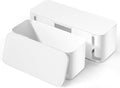 YECAYE 2 Pack Cable Management Box, Pet Friendly Cable Box Organizer by Yecaye