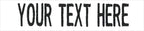 Northern Safari Custom Uniform Name Tapes Solid Colors. White Fabric, 4 Inch by NORTHERNSAFARI