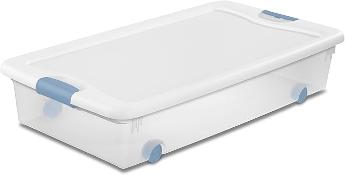 Sterilite 12-Pack Latching Box, Under Bed Storage Bins - Image 9