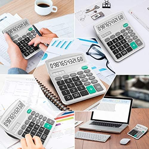 Solar & AA Battery Dual Power Electronic Calculator - Image 6