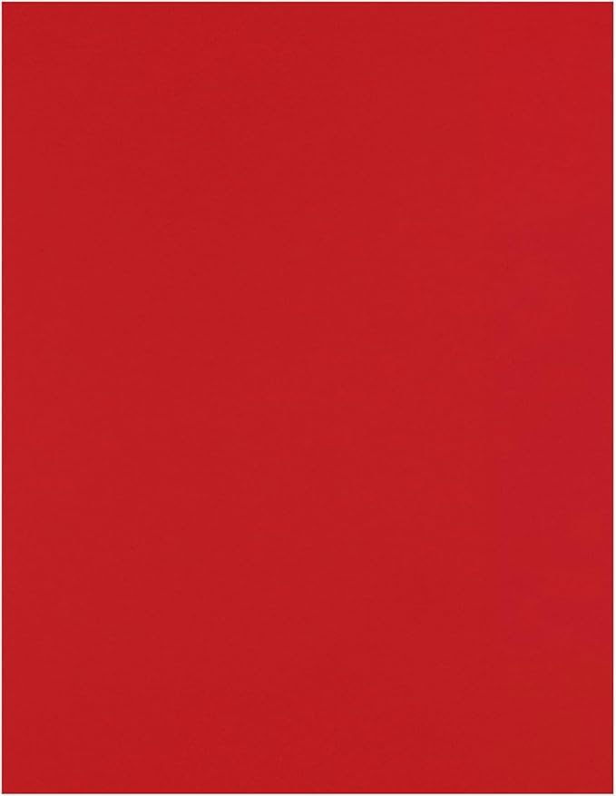 LUXPaper 8.5" x 11" Paper | Letter Size | Ruby Red | 80lb. Text | 50 Qty by LUXPaper