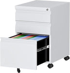 Letaya 3 Drawer Mobile File Cabinet by LetayaMetalCabinets