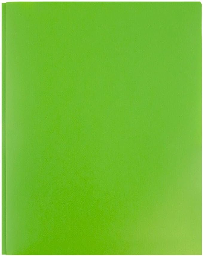 JAM PAPER Plastic Color Pop Folders - Image 4