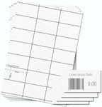 OfficeGear Shelf Edge Barcode Price Ticket Labels 21-up 38x70mm Custom by OfficeGear