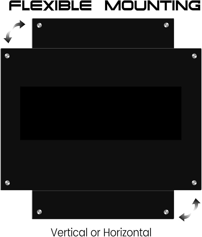 JYYPWB Magnetic Glass Whiteboard 48" x 36" Dry Erase Board Frameless Premium - Image 2