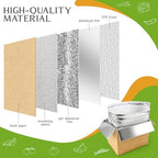 convivium 4 pack insulated shipping boxes with aluminum, side view