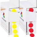 ChromaLabel 1/2 Inch Circle Sticker Labels, Removable Colored Dot Stickers by ChromaLabel