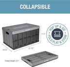 clevermade collapsible storage bins with lids, 46l 3 shown in use