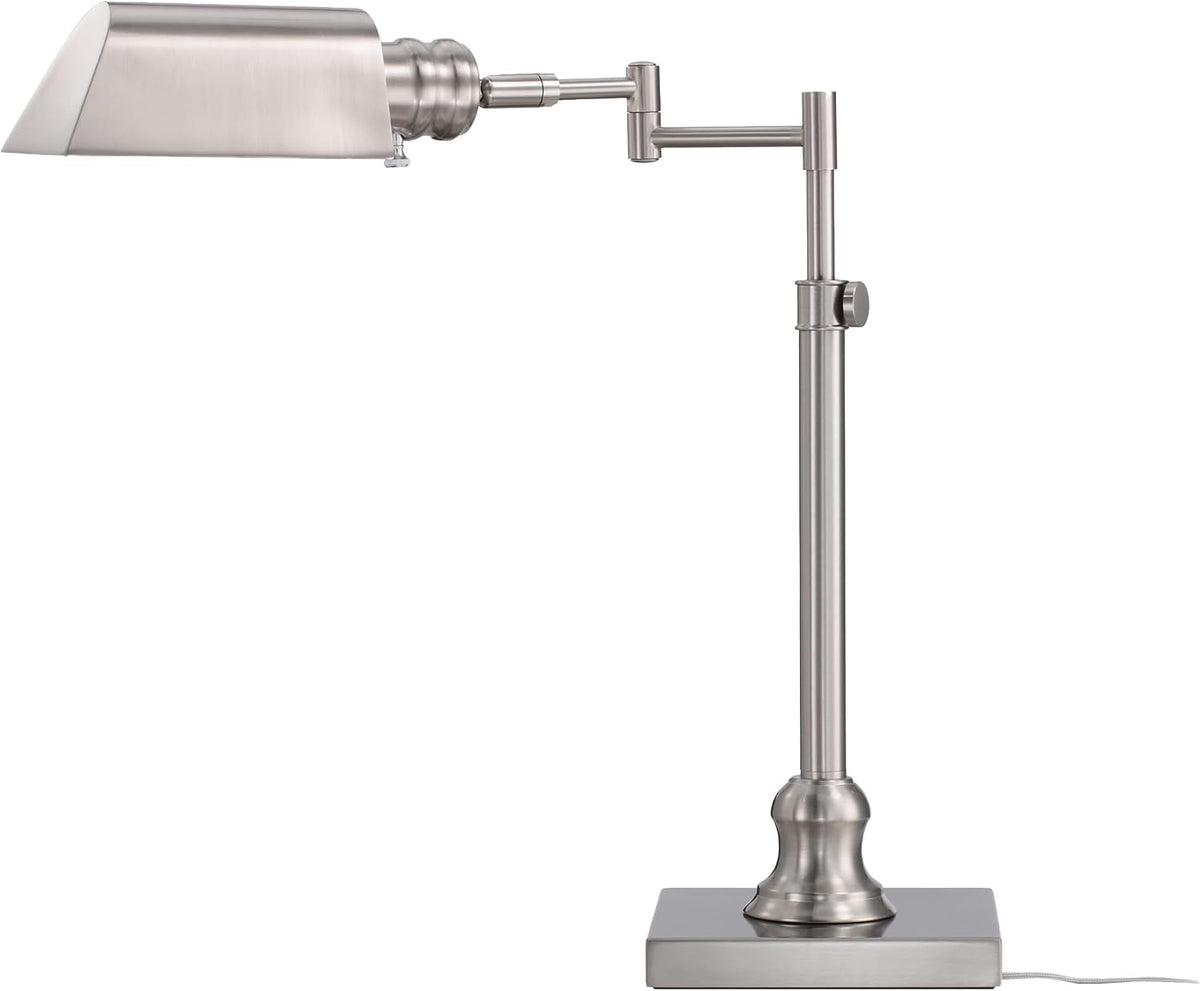 O'Bright Arcadia Pharmacy Desk Lamp, Brushed Nickel