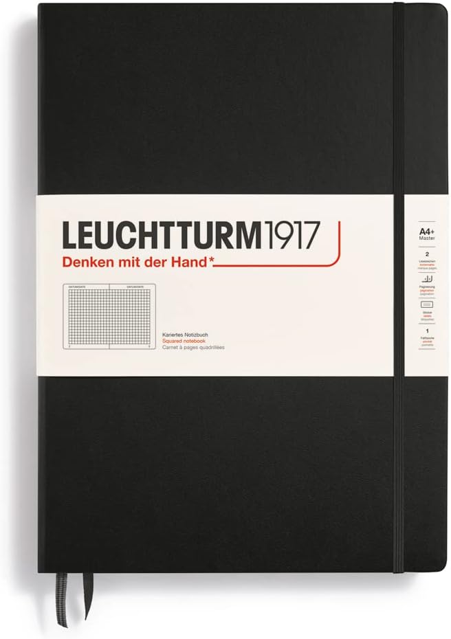 LEUCHTTURM1917 - Notebook Hardcover Master Classic A4+ - 235 Numbered Pages by LEUCHTTURM1917