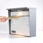 Solar Wall Mount Mailbox for Outside by COZOFU