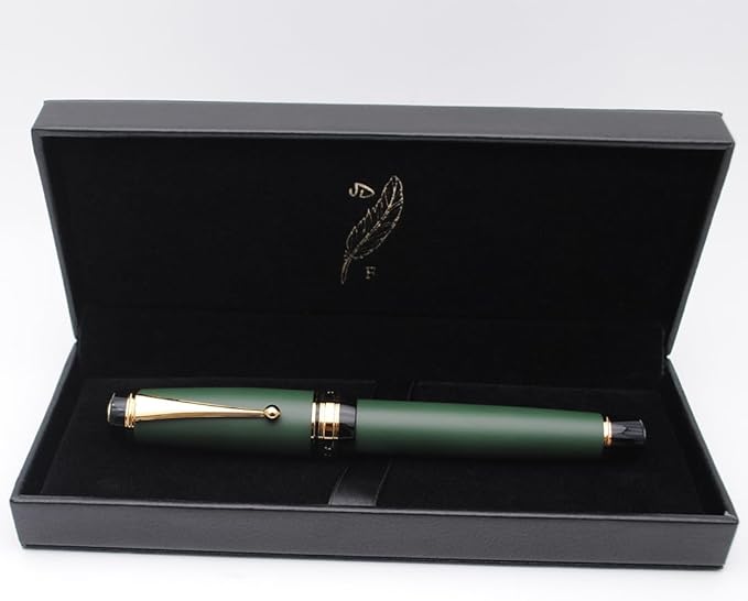 xixixiaozhu Metal Big Fountain Pen Set Medium Nib 0.7mm, Includes Ink Refill - Image 6