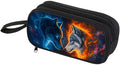 HiMagics Children's Pencil Case, Large Zipper Pencil Pouch by HiMagics