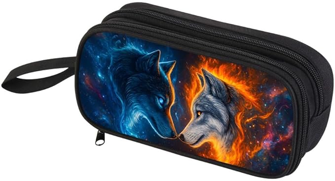 HiMagics Children's Pencil Case, Large Zipper Pencil Pouch by HiMagics