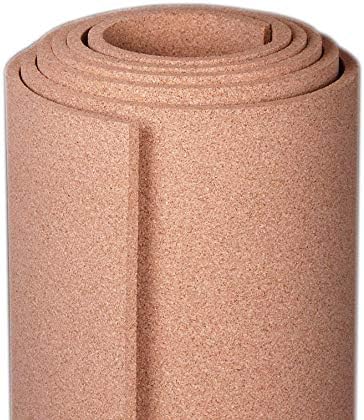 Manton Cork Premium Cork Roll - 3' x 12' x 1/4", 100% Natural Fa...