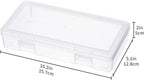 novelinks Stackable Plastic Clear Storage Box Containers - Image 3