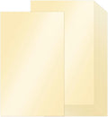 Cream Shimmer Cardstock Legal Paper 8.5x14, Goefun Light Gold Pearlescent Thick by Goefun