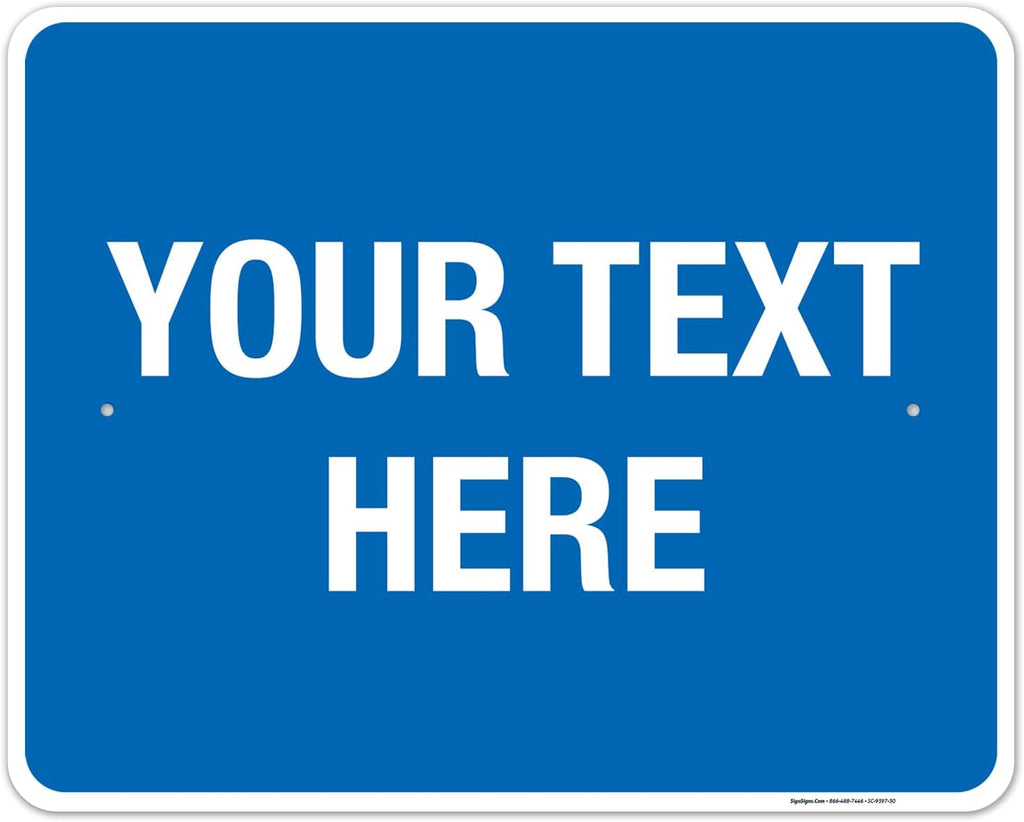 Personalized Custom Blue Background Customize