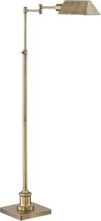 Regency Hill Jenson Traditional Farmhouse Metal Adjustable Pharmacy Floor Lamp - Image 7