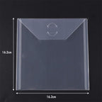 10PCS Large Stamp & Dies Storage Pockets Transparent Plastic Seal Bags Storage - Image 8