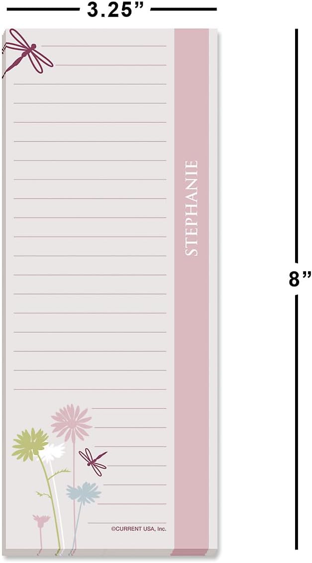 Current Dragonfly Personalized Lined Shopping List Pads - Image 2