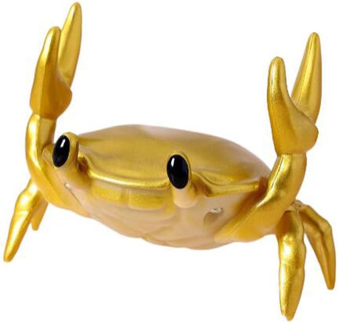 LOGUTIA Golden Yellow Crab Pen Holder Cute Yellow Crab Storage Creative Pen by LOGUTIA