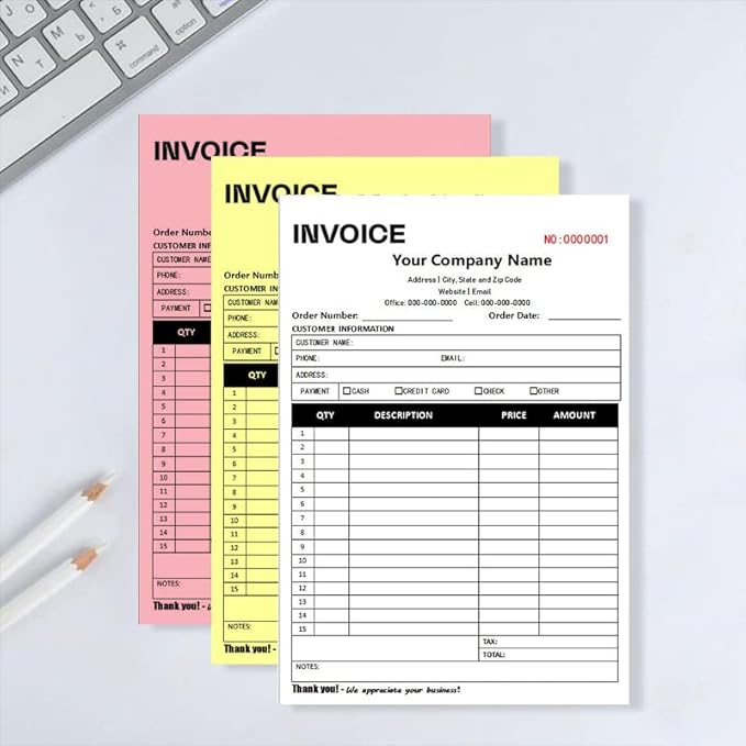 Custom Carbonless Sales Invoice Form Books - Image 5