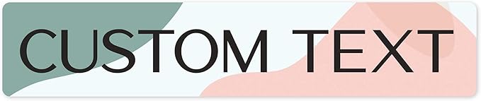 Custom Sign, Custom Street Sign, 11 Font Colors, 13 Font Styles, 4 Hole Options by MySignCenter