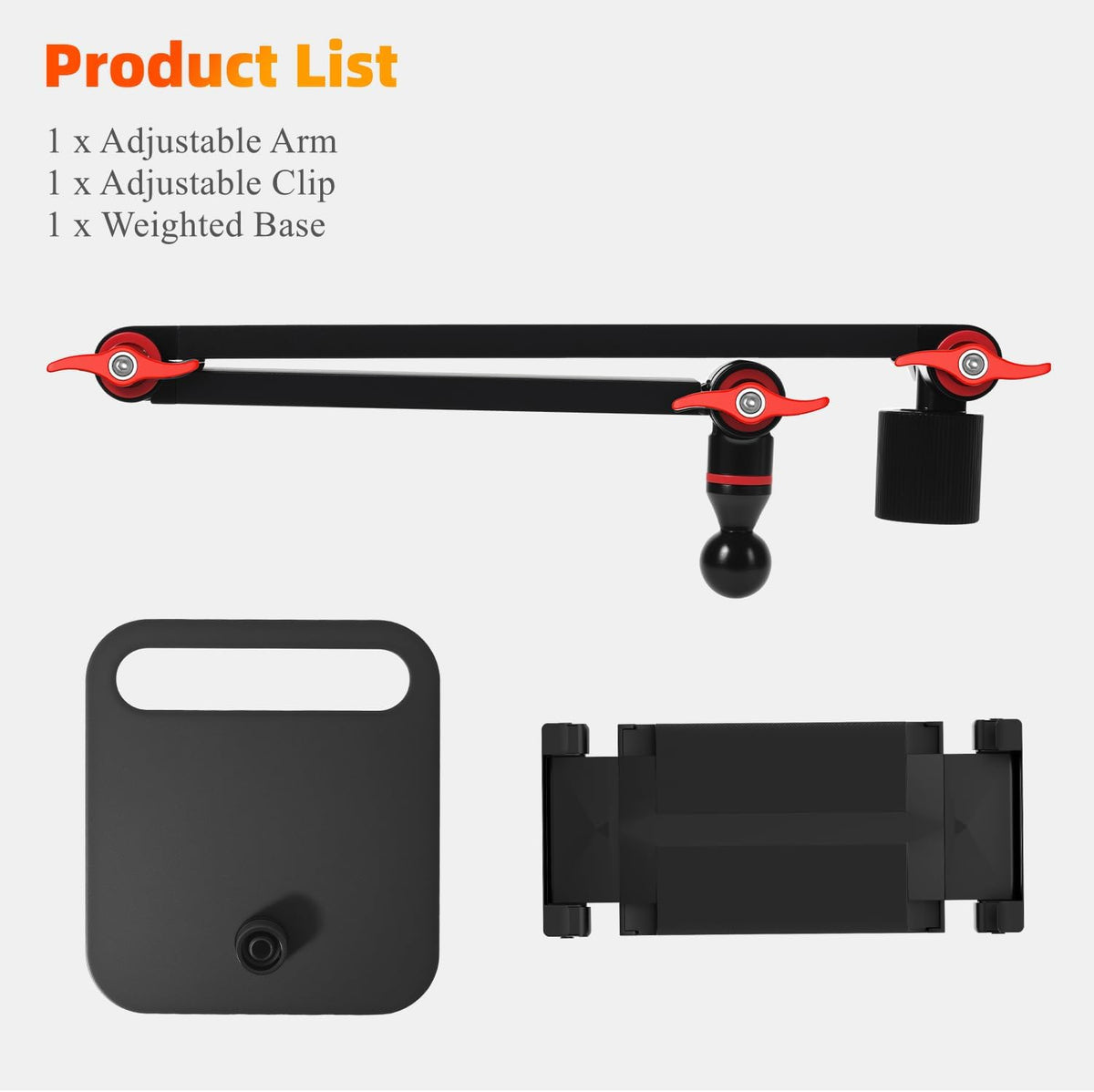 Upgrade Portable Monitor Stand Tool-Free Adjustment Tablet Holder