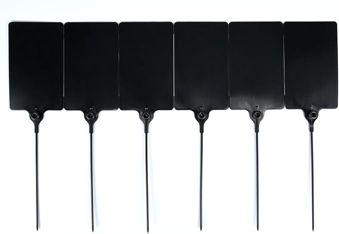 100 Black Plastic Tags Shipping Tags Water Proof Tags - Image 8